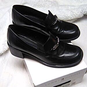 Tommy Hilfiger Black casual slip-on shoes